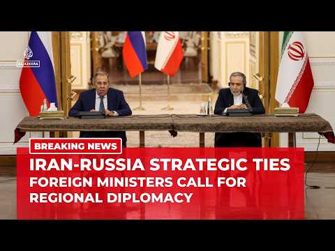 Iran and Russia FMs condemn US-Israeli attacks, call for regional diplomacy