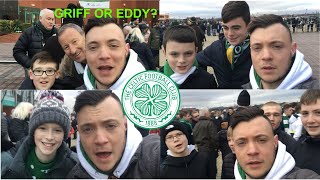 Celtic Fans: Edouard Or Griffiths? Asked at Celtic 2-1 Aberdeen