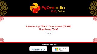 Sponsored Lightning  Introducing EPAM