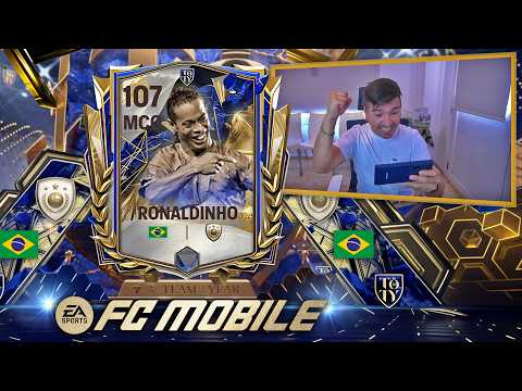 ME SALE RONALDINHO ICONO TOTY EN FC MOBILE !!! COMO JUGAR EL EVENTO TOTY !!! #AD