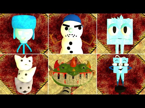 Torture New Incredibox Cool As Ice Family & Sprunki Eater & Pianosaurus In Garry's Mod