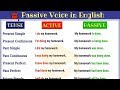 Exploring Active and Passive Voice Rules