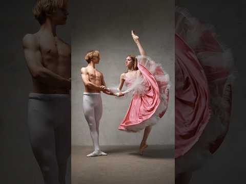 🇺🇦 Model poses for photoshoot📸 Ballet. Models Alina and Ivan