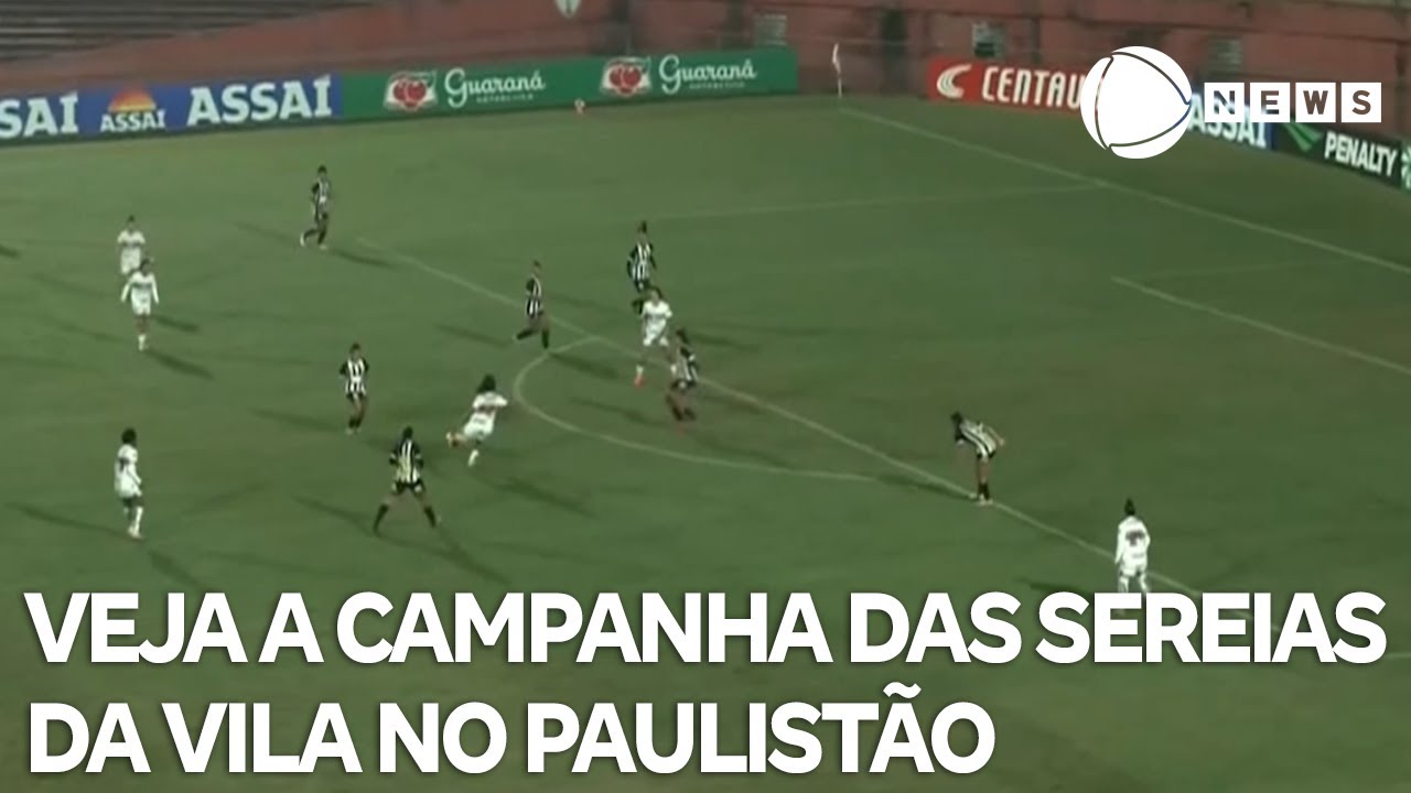 Gols da Rodada   1809 veja a campanha do Santos no Paulistão Feminino até o momento