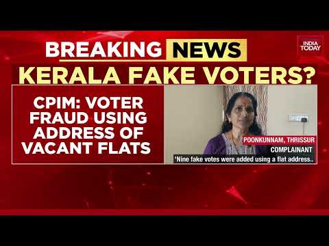 Thrissur Voter Fraud: Nine Votes From One Address Spark Controversy | India Today News