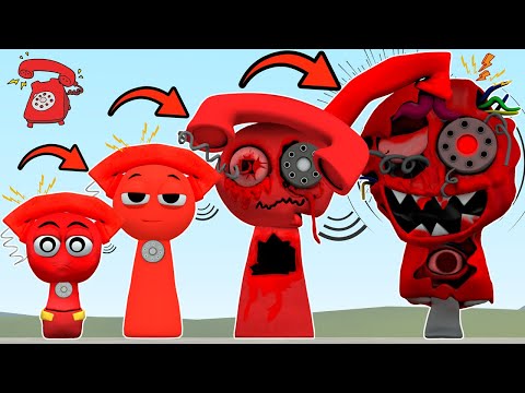 HOW TO MAKE EVOLUTION OF SPRUNKI OC TELE TELEPHONE In Garry's Mod