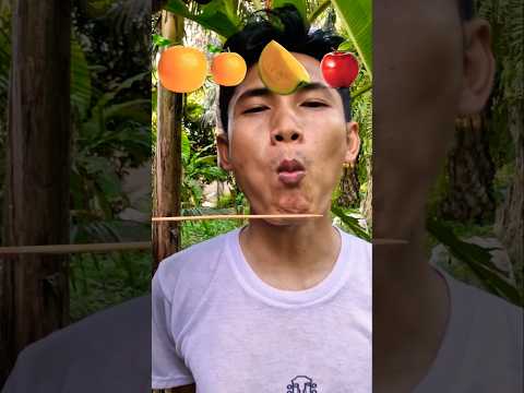 Sulap Emoji🍊🍊🍉🍎 | Mouth Emoji Magic😲✨️ #shorts #reverse #trending #funny #satisfying #food #asmr