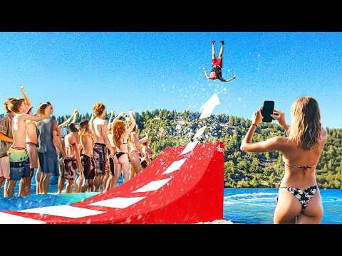 This Is The World's BIGGEST Slip N' Slide