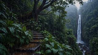 Fall Asleep Naturally With Calming Rain On A Forest Leaves | Best Forest Rain Sounds, Relax ASMR