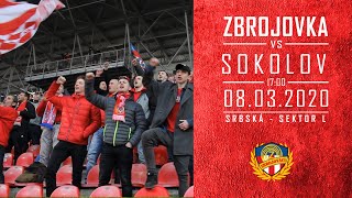 Fandění Zbrojováků: FC Zbrojovka Brno - FK Baník Sokolov 1:0