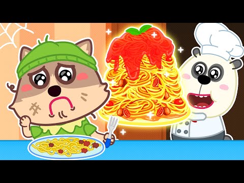 Quem ganha o espaguete gigante? 🍝 Compartilhar é se importar 🌸 Lucy Canções Infantis