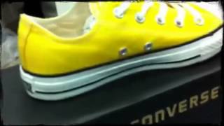 converse basse gialle