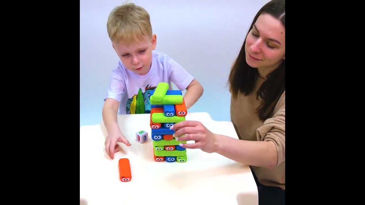 Игра настольная Lanson Toys Дженга с 3лет - видео Игра настольная Lanson Toys Дженга с 3лет - видео