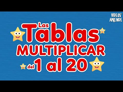 Tablas de multiplicar del 1 al 20 - Videos Aprende