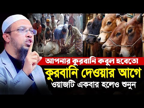 কুরবানি দেওয়ার আগে ওয়াজটি একবার হলেও শুনুন | শায়েখ আহমাদুল্লাহ । Sheikh Ahmadullah