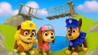Chase et Ruben jouets en danger ! 🐾 Qui va les sauver du pont cassé ? 🌉 Jeux avec jouets