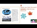 Weather Patterns and Seasonal Changes