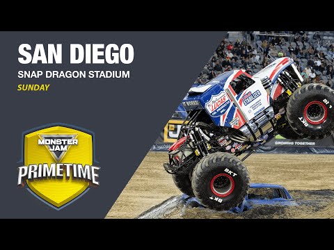 Monster Jam Primetime: San Diego 2 | January 12th, 2025 - Snap Dragon Stadium