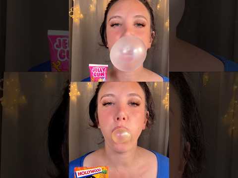 Non le chewing-gum et le bubblegum ce n’est pas pareil! #testchewinggum #faireunebulle