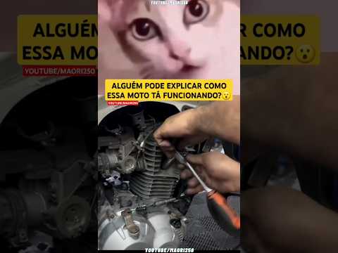 COMO FUNCIONA COM A VELA DESSE JEITO?🤔 #canalmaori250 #maorivlog #automobile #yamaha #memes #suzuki