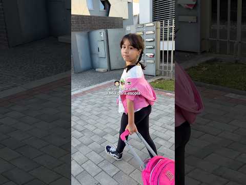 Rotina escolar da Mia em Portugal #arrumesecomigo #vlog #school #vidademae #maedemenina