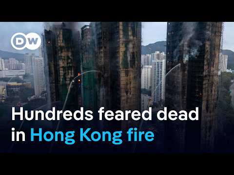 YouTube video thumbnail: Hong Kong High Rise Fire: Is There any Hope to Still Find Survivors? 