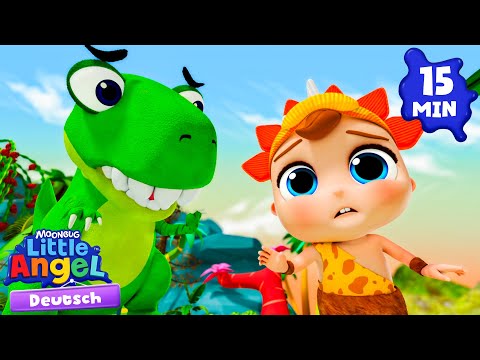 Dinosaurierlied 🦖 Die besten Dino-Momente! 🦖 Little Angel Deutsch
