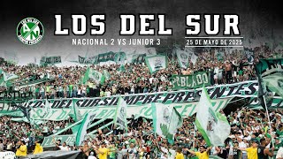 Los Del Sur, Fiesta en la Popular del Atanasio (Nacional Vs Junior) 25/05/2025