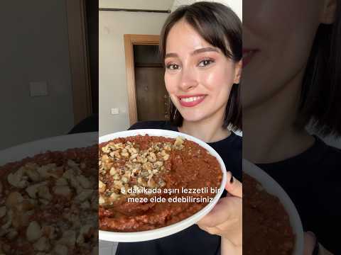 Közlenmiş biberli meze tarifii 😍