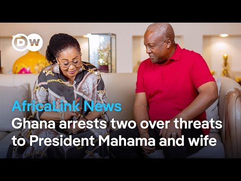 YouTube video thumbnail: Ghana Makes Arrests Over Threats to President Mahama, First Lady.