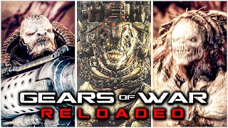 Gears of War Reloaded - All Bosses & Ending