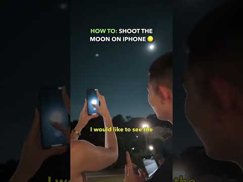 Step by step  Here’s how to get a clear shot of the moon on your iPhone! 🌕📲