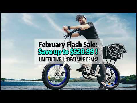February 2024 Savings Extravaganza: Delight in savings of up to 0.99 on electric bikes!