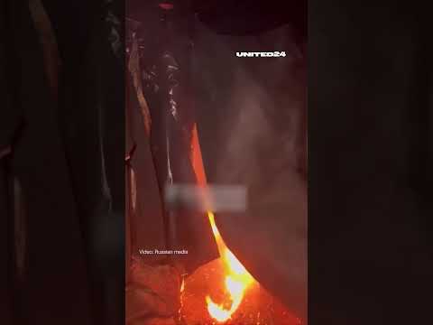 Ukrainian FPV <strong>Drone</strong> <strong>With</strong> a Thermite Charge Visited Russian Soldiers #warinukraine