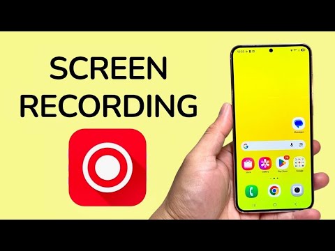 How To Turn ON / OFF Screen Recording On Android With Sound Audio
