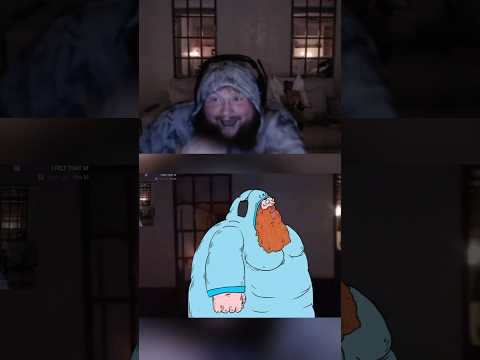 Caseoh reacts to his animation😭💀 #caseoh #shorts #memes #funnyclips #gaming #twitch #viral #clips