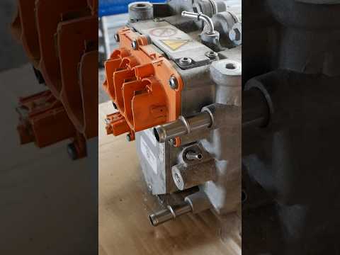 An electric motor & reduction gearbox from a Renault Zoe EV