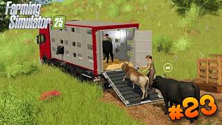 VENDEMOS EL MEJOR GANADO QUE TENIAMOS EN LA FINCA | CAP 23|  FARMING SIMULATOR 2025
