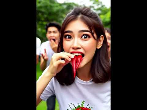 หญิงสาวพลังกินเผ็ด