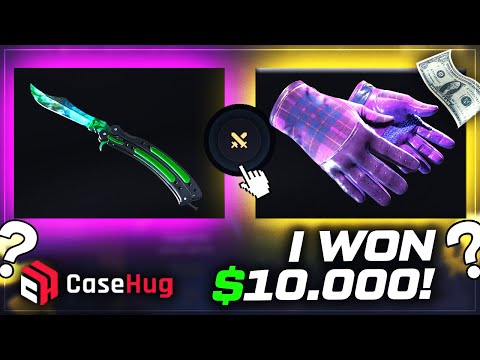 CASEHUG I SPENT ALL FOR MAX WIN CASE BATTLE! Casehug Promo Code Giveaway
