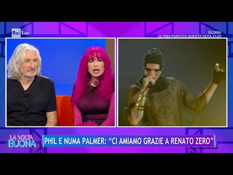 Phil e Numa Palmer: "Ci amiamo grazie a Renato Zero" - La Volta Buona 27/02/2024