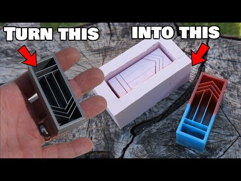 DIY Silicone 3D pen Mould! Gisi Segmented Pen Resin Casting, 3D printing from Prusa I3 3D printer