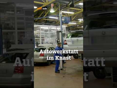 Autoschrauben im Gefängnis: Gefangene reparieren Autos #zdfinfo #autos #gefängnis