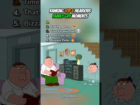 Ranking Top 5 Hilarious Family Guy Moments