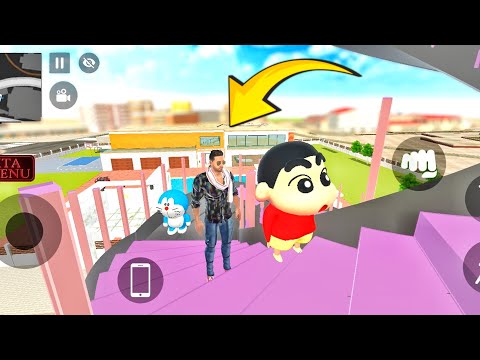 Franklin shinchan and doraemon found secret stairway to treasure 💰 Indian theft auto simulator