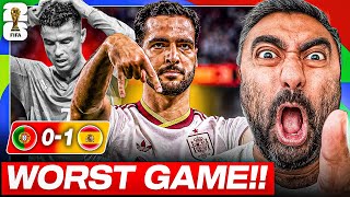 WORST GAME OF THE WORLD CUP | GOODBYE RONALDO | Portugal 0-1 Spain Reaction | World Cup 2026