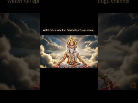 Mahabharatham episode 1 Telugu #githanithyatelugu #telugudevotional #indianmythology #trending