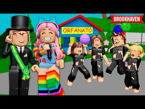 O ORFANADO DAS CRIANÇAS POBRES DE BROOKHAVEN 🏡 RP - ROBLOX