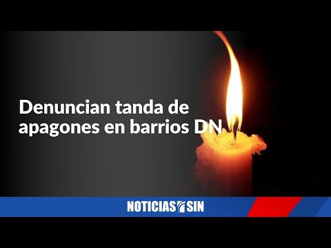 Denuncian tanda de apagones en barrios DN