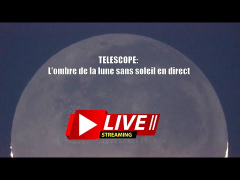 WATCH LIVE TELESCOPE: The shadow of the moon without the sun